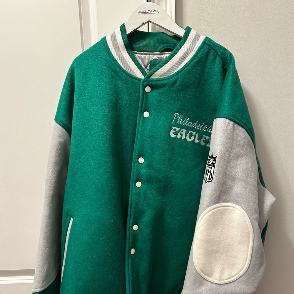 Mitchell & Ness Green Varsity Jacket